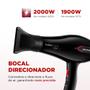 Imagem de Secador de Cabelos Turbo Mondial Preto/Vermelho 2000W SC-41