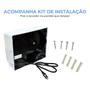 Imagem de Secador De Mãos Elétrico Automatico Elétrico Com Sensor 127v 1500w 16m/s + Kit de instalação 