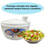 Imagem de Secador de Salada Centrifuga de Verduras Manual Grande 4 L - Branco