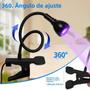 Imagem de Secador De Unhas UV Com Luz Roxa USB Lâmpada De Manicure Multifuncional Com Clipe E Interruptor
