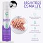 Imagem de Secante de Esmalte Fashion Brilho e Secagem Instantânea Spray 400ml Kit 3 Unidades