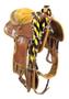 Imagem de Sela Prova De Laço Natural Com Rebaixos 16 Polegadas Team Roping