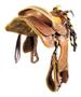 Imagem de Sela Prova De Laço Natural Com Rebaixos 16 Polegadas Team Roping