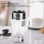 Imagem de Self Stirring Mug Automatic Electric Lazy Automatic Coffee Mixing Cup Double Insulated Travel Mug