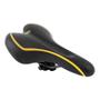 Imagem de Selim mtb premium linhas preto com amarelo c/carrinho