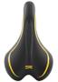 Imagem de Selim mtb premium linhas preto com amarelo c/carrinho