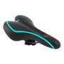 Imagem de Selim mtb premium linhas preto com azul sh c/carrinho