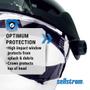 Imagem de Sellstrom Face Shield MÁSCARA de segurança multiuso para homens e mulheres, sombra 5 UV/IR, janela anti-neblina de policarbonato, proteção da sobrancelha, capacete de catraca, ANSI Z87.1, S32151