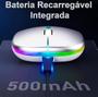 Imagem de Sem Atrasos: Mouse Sem Fio Recarregável Com Led Rgb E