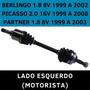 Imagem de Semi eixo esquerdo berlingo 1.8 8v 1999 a 2002 picasso 2.0 16v 1999 a 2008 partner 1.8 8v 1999 a 2003