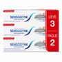 Imagem de Sensodyne kit creme dental branqueador extra fresh 3 unidades com 90g