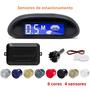 Imagem de Sensor de Estacionamento Automotivo com Monitor LED e 4 Sensores - Detector de Radar