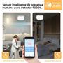 Imagem de Sensor de Movimento Smart Home Zigbee/Wi-Fi Tuya - Detecção de Luminância e Presença