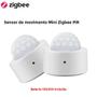 Imagem de Sensor de Movimento Zigbee Mini PIR Tuya - Detector de Alarme 2 em 1 com Sensor de Luz Infravermelho Passivo