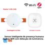 Imagem de Sensor de Movimento ZigBee WiFi Tuya Smart Life - Detecção de Luminância e Distância