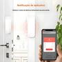 Imagem de Sensor de Porta Inteligente Wi-Fi Tuya - Detector de Abertura e Fechamento com Controle por App
