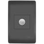 Imagem de Sensor de Presença Bivolt Com Placa Habitat Black FAME