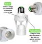 Imagem de Sensor de Presença/Movimento com Fotocélula para Lâmpada E27: Automação Inteligente e Economia de Energia para Sua Casa