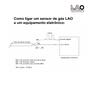 Imagem de Sensor de pulso reed switch para medidores de gás LAO