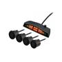 Imagem de Sensor De Ré 4 Sensores Preto Estacionamento Display Led Kit - E-Tech