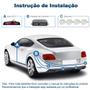 Imagem de Sensor de Ré Estacionamento Branco Pérola Perolado Aviso Sonoro Fiat Grand Siena 2012 2013 2014 2015 2016