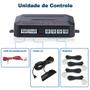 Imagem de Sensor de Ré Estacionamento Branco Pérola Perolado Aviso Sonoro Fiat Grand Siena 2012 2013 2014 2015 2016