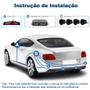 Imagem de Sensor de Ré Estacionamento Preto Fosco Emborrachado Aviso Sonoro Fiat UP 2014 2015
