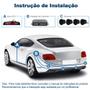 Imagem de Sensor de Ré Estacionamento Preto Fosco Emborrachado Aviso Sonoro Peugeot 306 