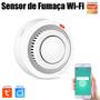 Imagem de Sensor Detector de Fumaça Wifi Nova Digital Tuya Smart Life