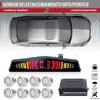 Imagem de Sensor Dianteiro e Traseiro Prata Rav4 1999 2000 2001 2002 2003 Estacionamento Aviso Sonoro