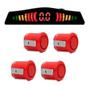Imagem de Sensor Estacionamento 4 Sensores Ré 22mm Display Led Cor Vermelho