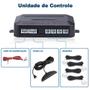 Imagem de Sensor Ré Automotivo Carro Estacionamento Display Sonoro Branco BMW Z4 2015 2016 2017 2018 2019 2020