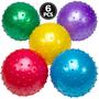 Imagem de Sensory Balls Bedwina Knobby de 7 polegadas com bomba para crianças (pacote com 6)