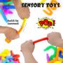 Imagem de Sensory Fidget Toys DodomagXanadu Pop Tubes para crianças, pacote com 7