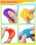 Imagem de Sensory Fidget Toys Helsort, pacote com 16 unidades de silicone texturizado