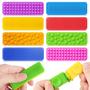 Imagem de Sensory Fidget Toys LESONG, pacote com 8 unidades de sucção texturizada para autismo
