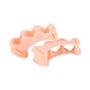Imagem de Separadores De Dedos De Silicone Rígido, Espaçadores Ortopédicos De Hálux Valgo Com 3 Furos, Martelo