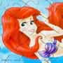 Imagem de Sereia Ariel Quebra Cabeça de 48 peças + Estojo Princesa Disney - Grow