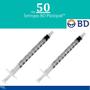 Imagem de Seringa 1ml Sem Agulha Luer Slip BD 50 unidades