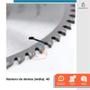 Imagem de Serra Circular com Widea 300mm x 48 Dentes Corta Madeira MDF