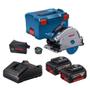 Imagem de Serra Circular de Imersão 18V Sem Fio Com Carregador e 2 Baterias (GKT 18V-52 GC) - Bosch