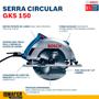 Imagem de Serra Circular Elétrica Bosch Professional Gks 150 184mm 1500w Azul 110v