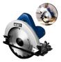 Imagem de Serra circular elétrica Gamma Máquinas Hobby GH1301 185mm 1050W azul 110V