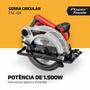 Imagem de Serra Circular Mondial Vermelho 1500W FSC-04