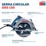 Imagem de Serra circular para madeira 7.1/4" 1.500 watts - GKS 150 - Bosch