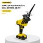 Imagem de Serra de poda a bateria 21V com 2 baterias - BOM-9702 - Bomvink