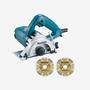 Imagem de Serra Mármore 4.3/8" 1300W com 2 Discos 4100NH3ZX2 MAKITA