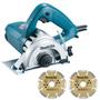 Imagem de Serra Mármore 4.3/8" 1300W MAKITA 4100NH3zX2 - 220v (Com 2 Discos Inclusos)
