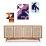 Imagem de Set 3 Quadros Abstratos Pantone Colors