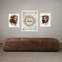 Imagem de Set 3 Quadros Jesus Cristo - Pai Nosso - com vidro